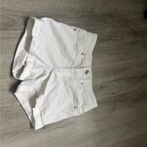 Aeropostale White Jean Shorts for Women